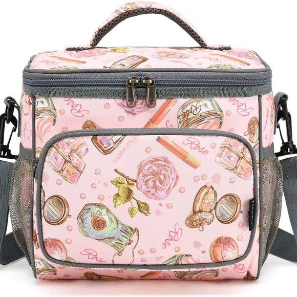 Insulated Reusable Lunch Bag Adult Large Lunch Box for Women and Men with Adjust - Picture 7 of 8